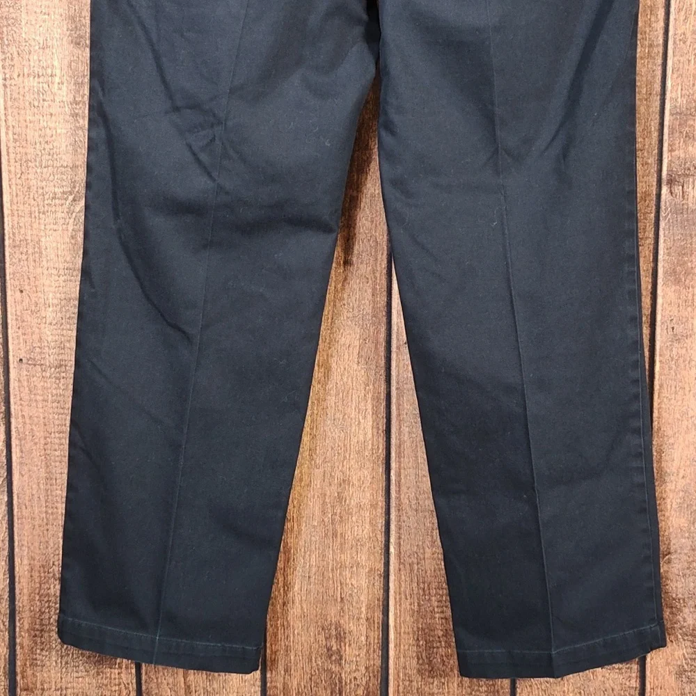 34x31 Vtg Flex Comfort Double Pleat Classic Fit Mens Blue Chino